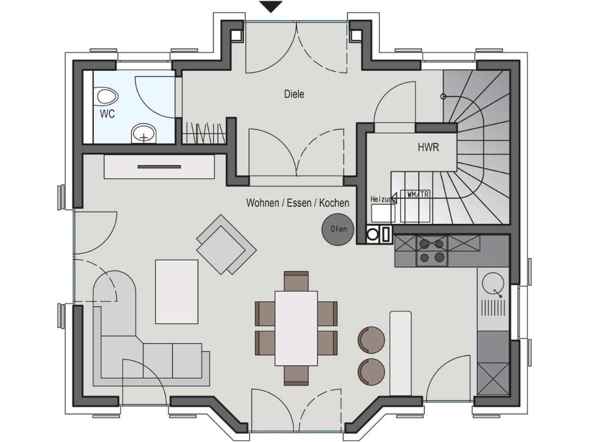 Fuhlendorf  Ferienhaus Seeschwalbe 44 מראה חיצוני תמונה